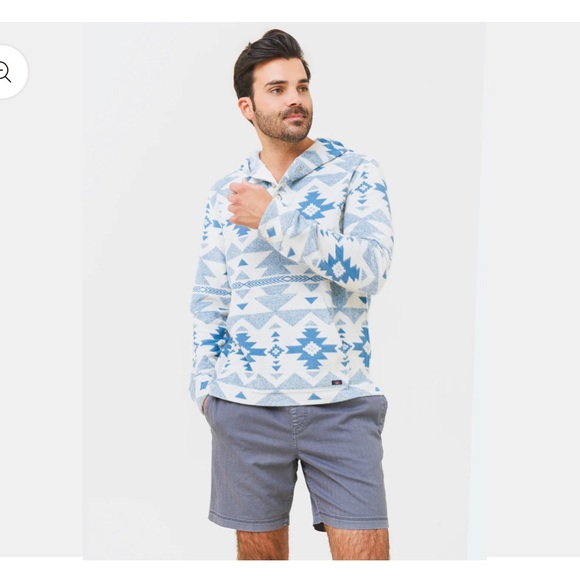 FAHERTY BRAND
Men's Doug Good Feather Cabana Pacific Hoodie - Picture 3 of 3